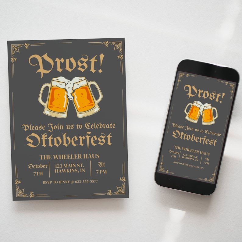 Oktoberfest Invite Template Oktoberfest Invitation Oktoberfest Oktoberfest Invite Template Oktoberfest Invitation Oktoberfest
