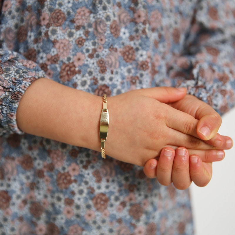 Childs Id Bracelet - Etsy