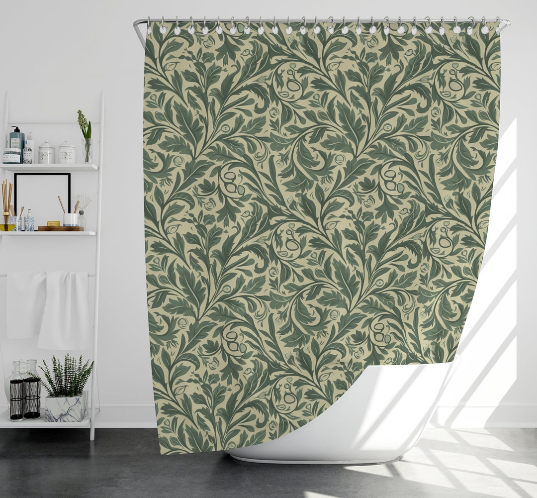 Sage Green Shower Curtain Ideas