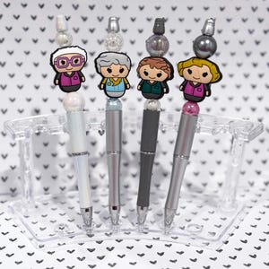 Stay Golden  Girls silicone beaded pens