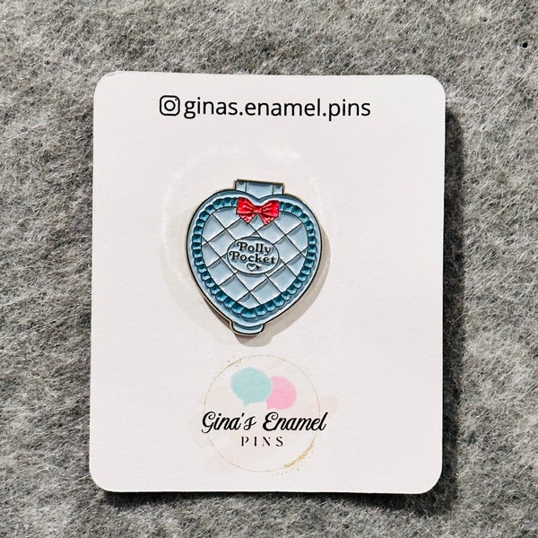 Polly P enamel pin