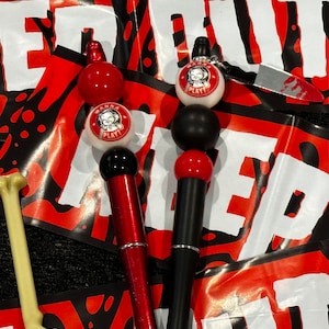 Horror movies beaded pens