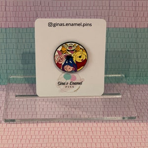 Pooh and friends enamel pins