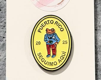 Puerto Rican singer/star enamel pins
