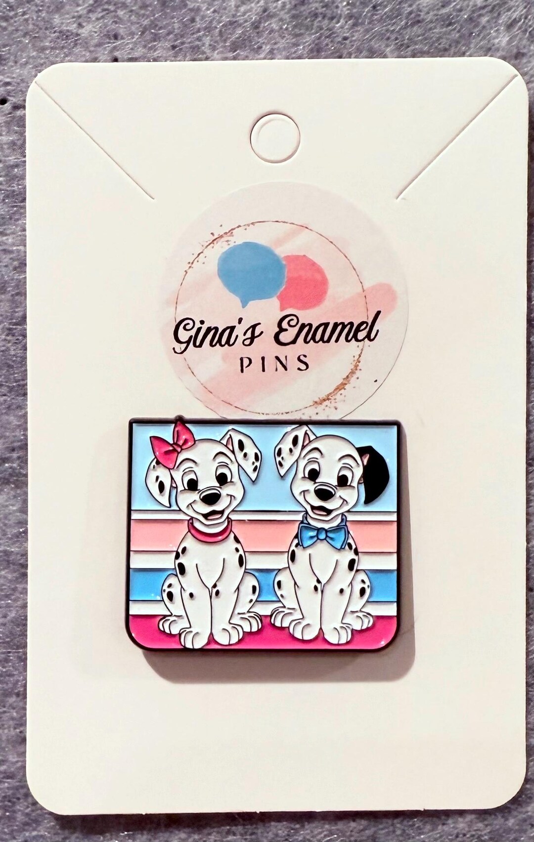 Two Cute Dogs Enamel Pin - Etsy