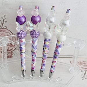 Butterfly beaded pens
