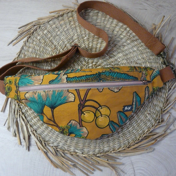 Sac banane tissu