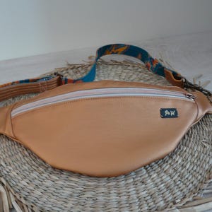 Sac banane en simili cuir métallisé
