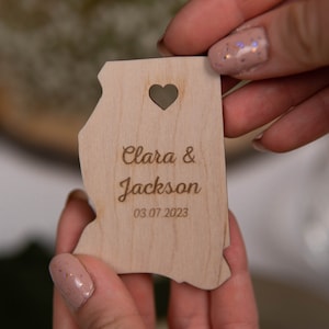 Bomboniere per matrimonio degli Stati Uniti, Magneti per matrimonio degli Stati Uniti, Bomboniere in legno per matrimonio, Regali per matrimonio, USA, Bomboniere per feste, Magneti Florida, Magneti per bomboniere per matrimonio