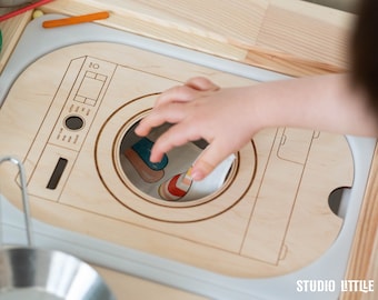 Montessori Activities for Kids, Gift Ideas, Washing Machine, FLISAT Insert, TROFAST Bin, Sensory Games for Toddler, Gift Ideas for Children