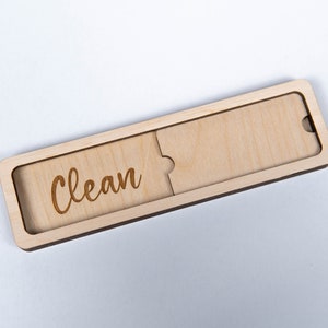 Clean Dirty Dishwasher Magnet - Housewarming Kitchen Decor