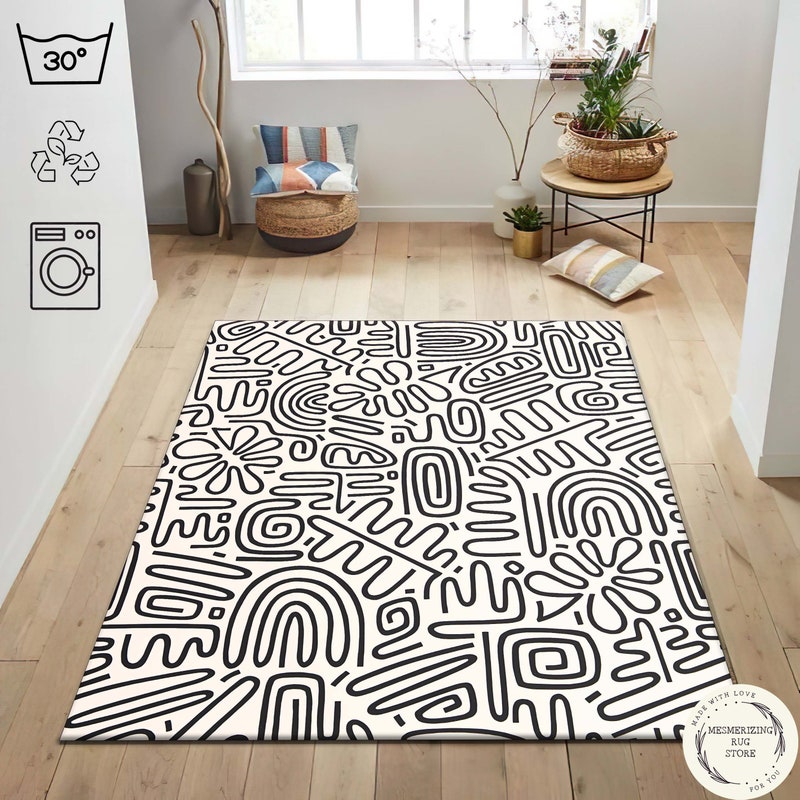 Abstract Rug - Etsy
