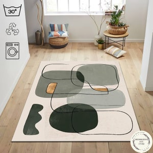 Abstract Paintings Rug, Pastel Colors Minimalist Rug, Minimalist Carpet for Living Room, Style Rug, Abstract Rug, Living Room Rug