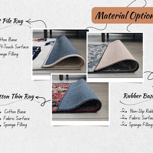 a series of photos showing different types of rugs