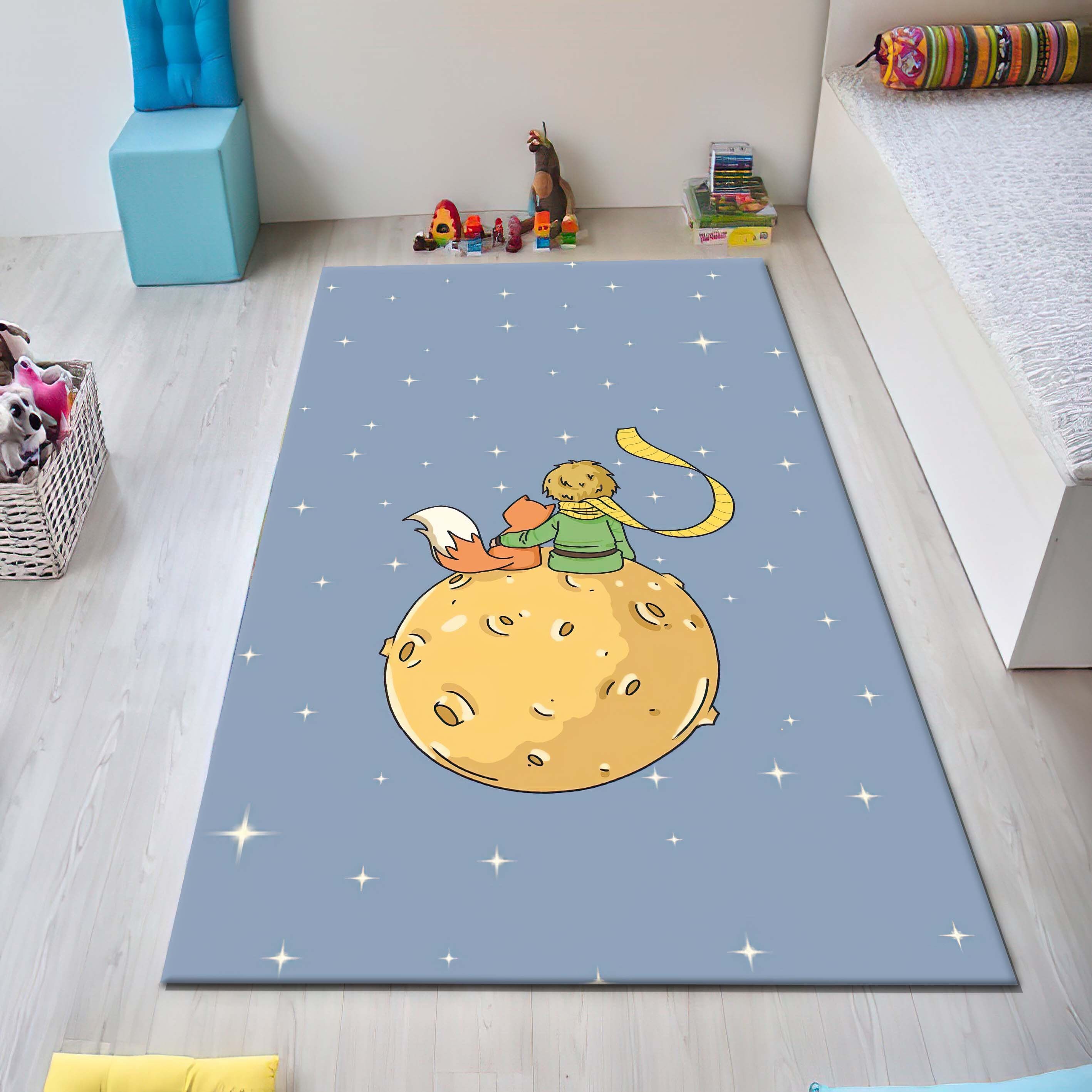 The Little Prince Rug: Le Petit Prince, Nursery Play Mat - Etsy