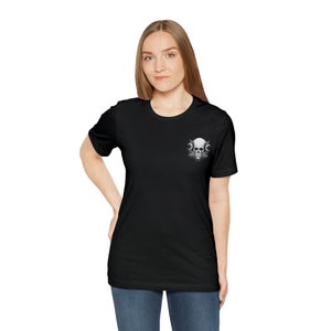 Aufhören zu suchen Bestätigung Unisex Jersey T-Shirt, Gym Motivation Shirt, Schädel, Mond, Halloween Shirt, Y2K, Gothic Style, Goth Mom, Elder Emo Bild 7