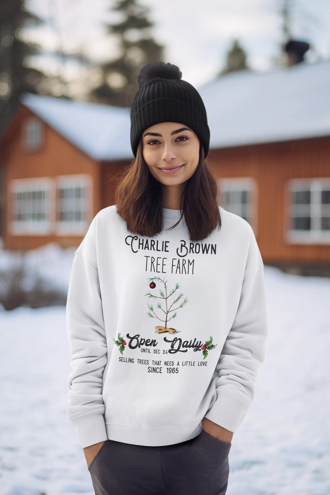 Charlie Christmas Tree Farm Sweatshirt, Classic Funny Gift, Holiday