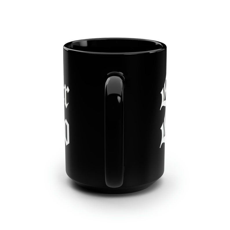 Elder Emo Black Mug 15oz | Halloween Coffee Mug | Spooky Season | Gothic Style | Horror Mug | Emo Music | Elder Goth | Gift | Witchcraft image 5