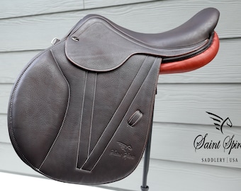 Saint Spirit Saddles  | Milano Two Tones  | Jump Saddles | Leather Saddle | From 14.5 to 19'| We customize as your request