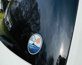 Mosaic Car Decal Submarine Sticker - Submarine - Submarine Decal - Navy - Submarine Gift - Sub Wife Gift - Navy Decal - Circle Sub Sticker