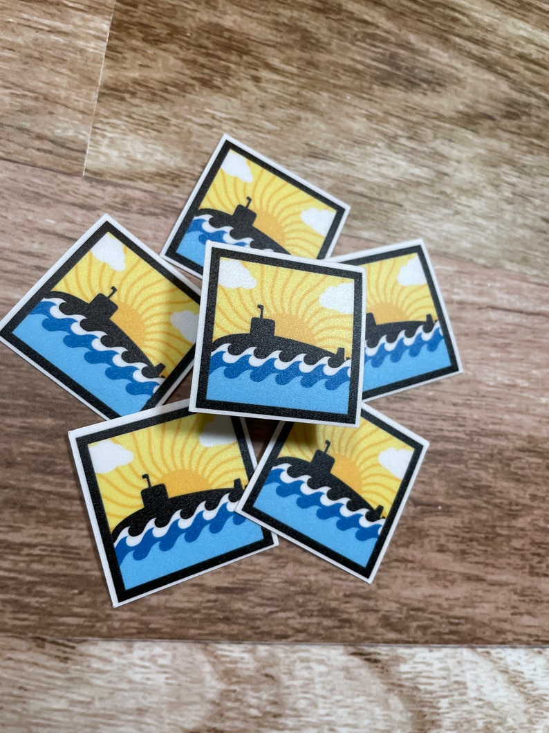 Submarine - Submarine Sunset Sticker - Submarine Sticker - Waterproof ...