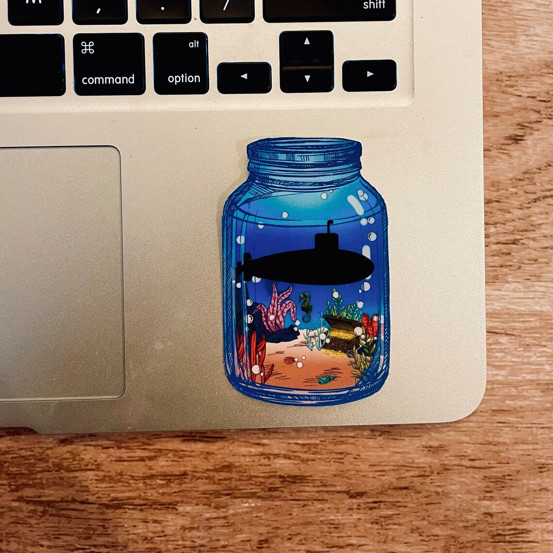 Submarine Mason Jar Sticker Sub Decal Navy Gift Halfway Sub Wife Navy ...