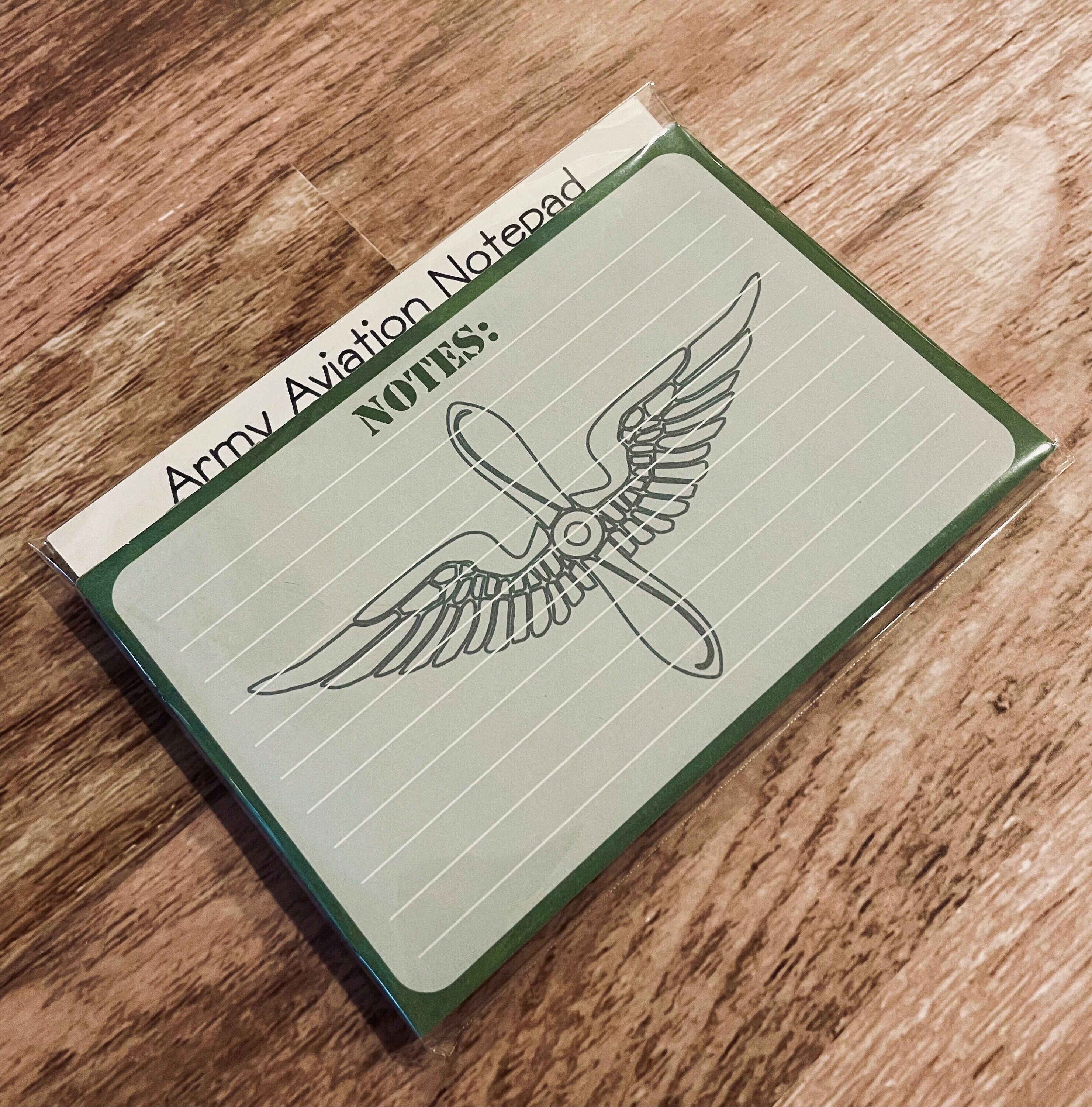 Army Aviation Notepad, Army Helicopter Notepad, Aviation Stationary ...