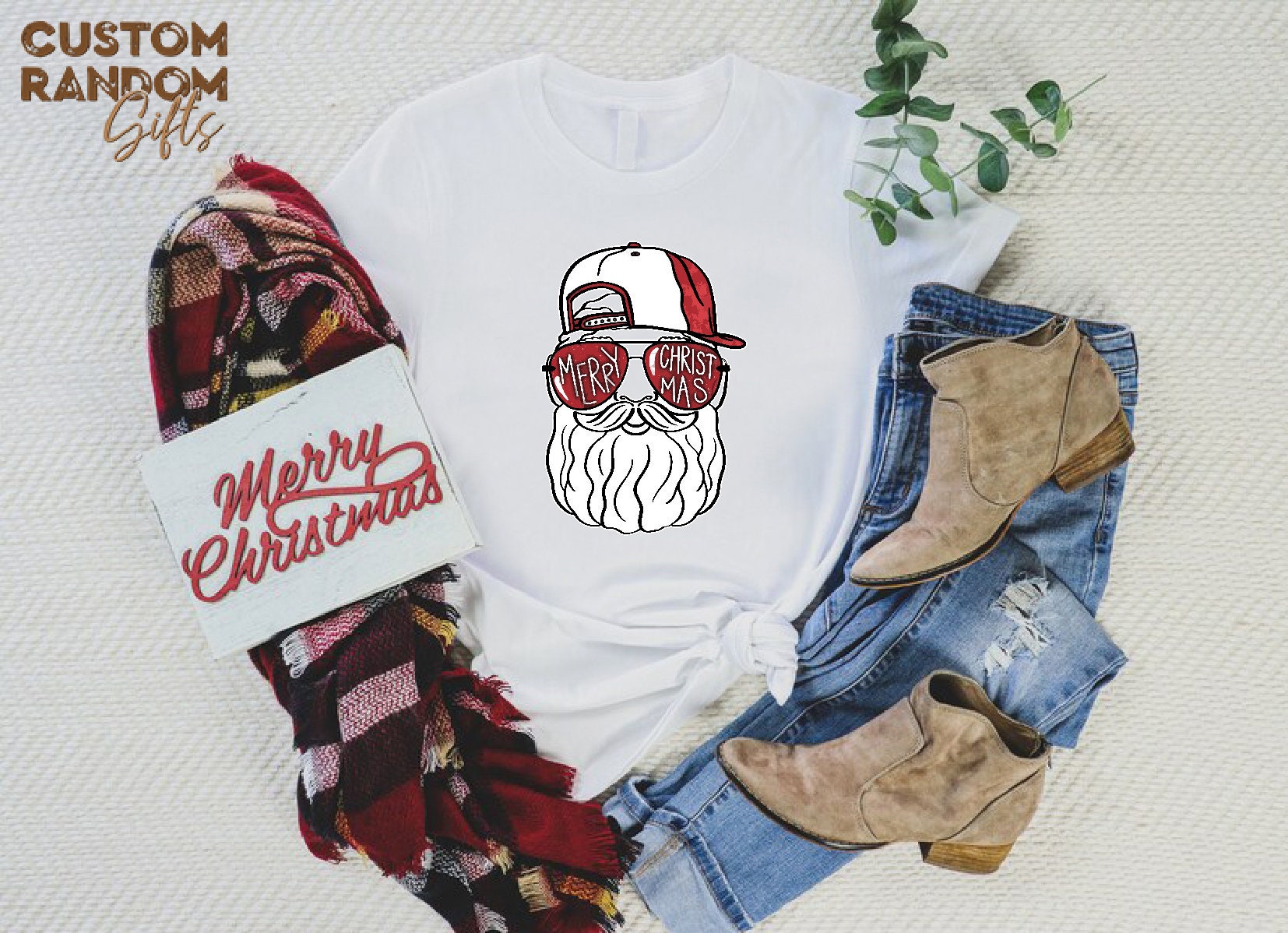 Discover Cool Santa Shirt, Christmas Gifts For Toddlers,Kids,Boys,Santa Dad Shirt,Men Merry Christmas Shirt,Christmas Glasses, Family Matching Outfit