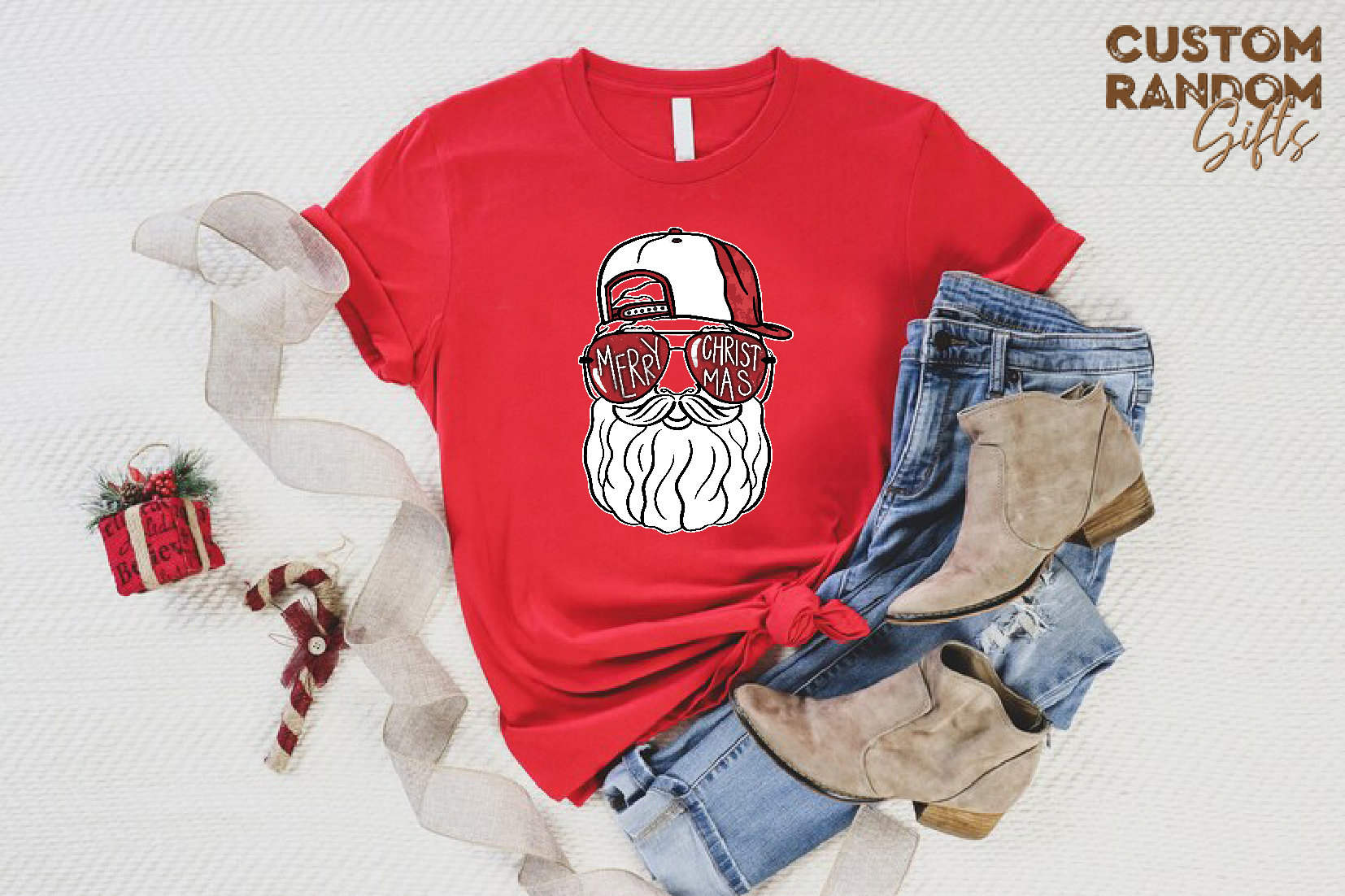 Discover Cool Santa Shirt, Christmas Gifts For Toddlers,Kids,Boys,Santa Dad Shirt,Men Merry Christmas Shirt,Christmas Glasses, Family Matching Outfit