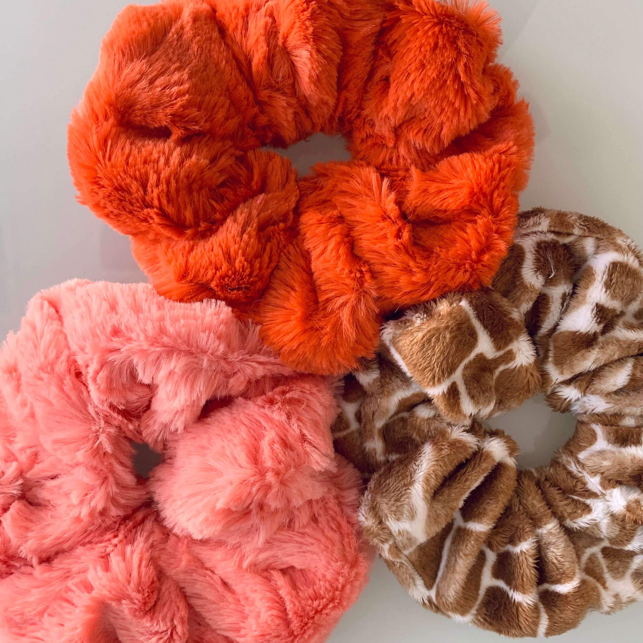 8 Minky scrunches Seal Cosmic Luxe Minky Scrunchie – Sister Bows & Scrunchies main image 3