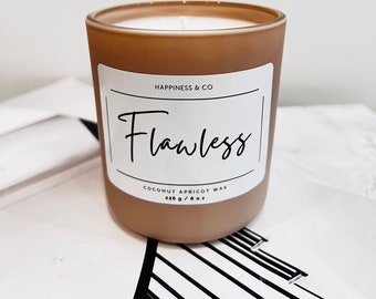 Flawless | Scented Candle | Housewarming Gift | Gift for Her | Non-Toxic | Autumn Candle | Fall Candle | Handpoured | All Natural | Candles