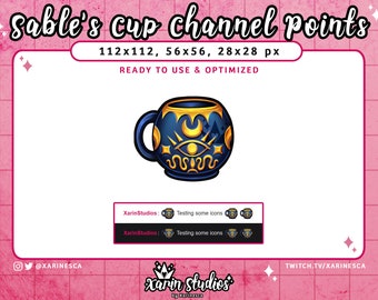 DBD Sable's Cup Channel Point Emote for Twitch / Discord / YouTube / Kick / Stream Emotes