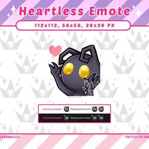 Heartless Emote für Twitch / Discord / YouTube / Stream Emotes