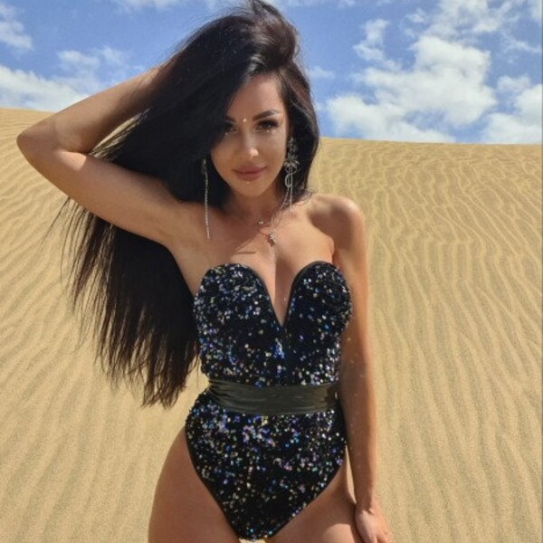 Sequin Bodysuit Etsy