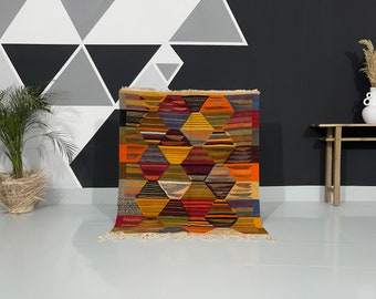 Rug & Kilimのヴィンテージ ザヤネ モロッコ キリム（多色部族模様