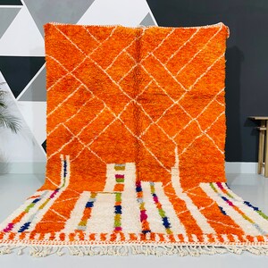 Moroccan Berber rug - Beni Ourain carpet - Custom Area Rug