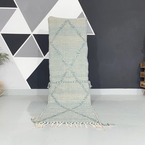 Moroccan kilim rug, Handmade wool rug, Berber runner rug, Beautiful rug, Moroccan rug, wool runner rug, Floor rug, Sheep wool rug