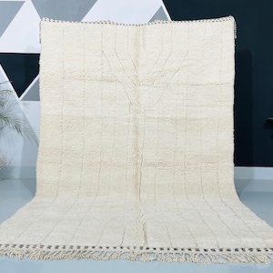 Modern Moroccan Rug, Beni Ourain rug, Moroccan  Rug, Large Moroccan Rug, soft wool Rug, handmade wool rug, contemporary rug