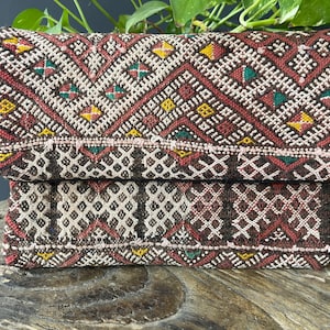 Bolsos marroquíes, Bolsos hechos a mano, Regalo para mujer, Bolsos pequeños, Clutch manta marroquí, Clutch vintage, Cartera de mano para mujer, Cartera bohemia