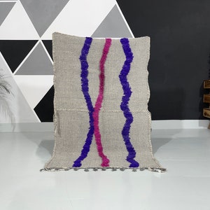 Handmade wool rug, Berber rug, Home decor rug, Berber carpet, Wool rug, Moroccan rug, Sheep wool rug