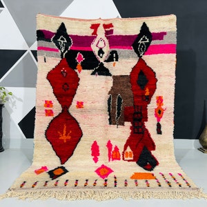 Teppich, Teppich, Wollteppich, Schlafzimmer, Berberteppich, Boujaad, 60er 80er, 60er, 60er, 70er Teppich, 70er Teppich, 70er Teppich, Berberteppich