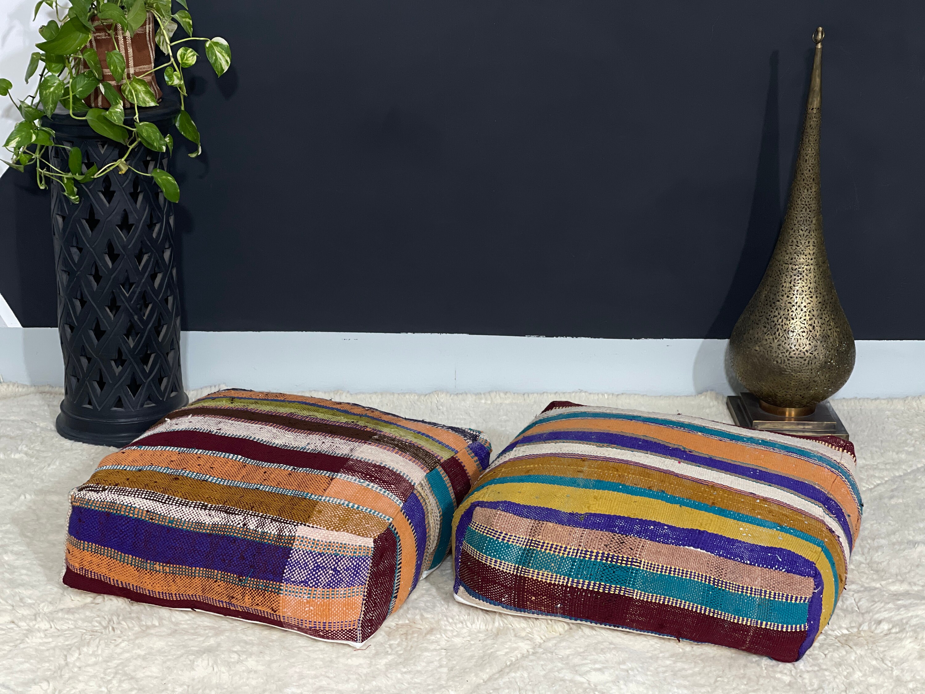 Vintage Floor Pillows - Etsy