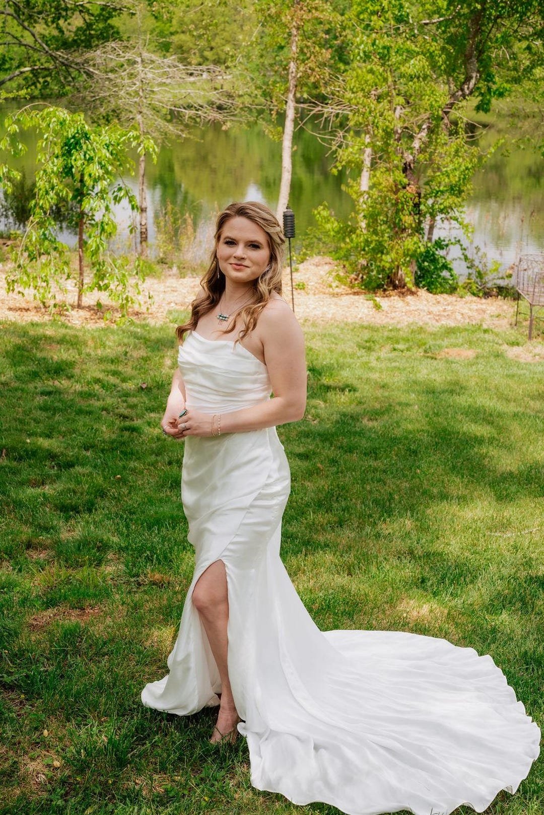 The June Satin Wedding Dress