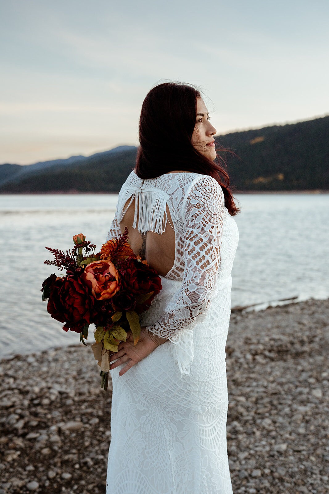 Bridal Western Wedding Dresses Plus Size Womens White Lace Boho Wedding  Dresses For Bride Vintage Cape