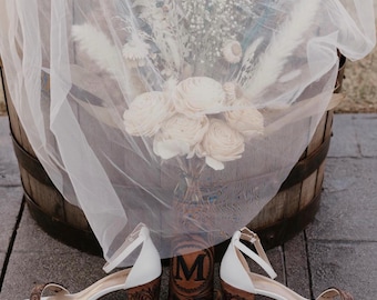 Custom Leather Tooled Heels