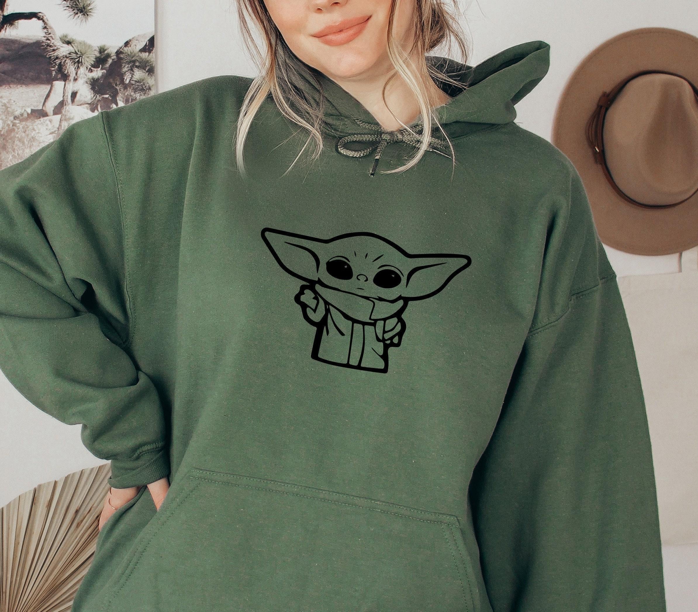 Oversized Hoodie Baby Yoda Hoodie With Ears For Adults Star Wars