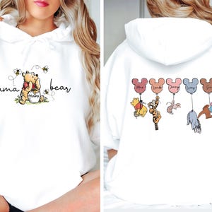 Personalised Mama Hoodie, Custom Kids Name Jumper, Mama Bear Top,  Mothers Day Gift Hoodie, New Mum Hoodie, Personalised Mama Pullover