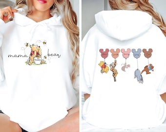 Personalised Mama Hoodie, Custom Kids Name Jumper, Mama Bear Top,  Mothers Day Gift Hoodie, New Mum Hoodie, Personalised Mama Pullover