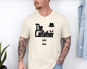 Cat Dad T-shirt, Custom Cat Tshirt, Custom Cat Father Shirt, Personalized Cat Names Tee, Cat Dad Gift, Custom Pet T-shirt, Cat Daddy Tee