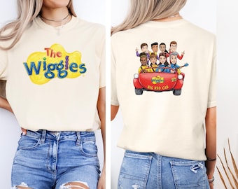 Comfort Colors® The Wiggles Shirt, Big Red Car T-Shirt, Kids Music Band Tee Gift